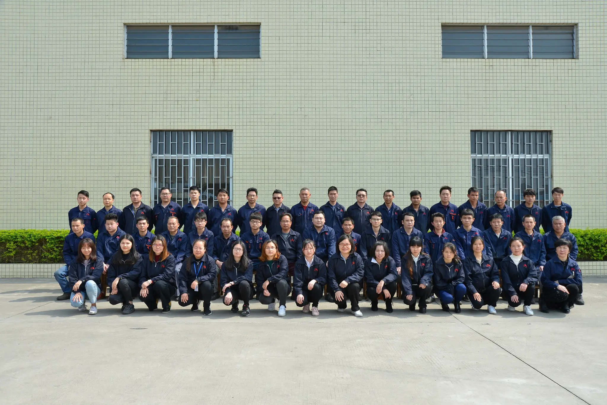 Hongxin Technology team group photograph